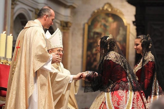 Imagen de archivo de Osoro oficiando una misa en honor a San José