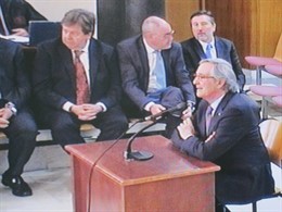 Xavier Trias (alcalde de Barcelona) declara como testigo del caso Palau