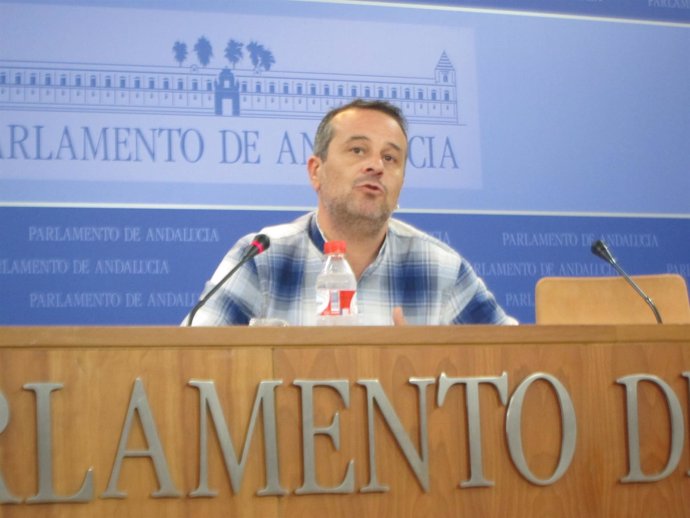 José Antonio Castro, portavoz de IULV-CA, en el Parlamento