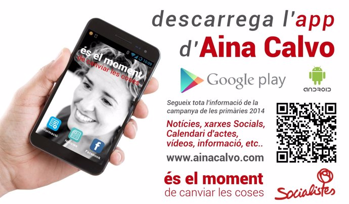 Aina Calvo lanza un aplicación móvil