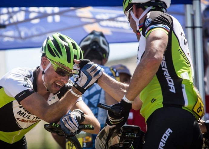 José Antonio Hermida, en la Cape Epic