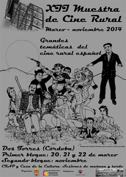 Cartel de la XII Muestra de Cine Rural de Dos Torres
