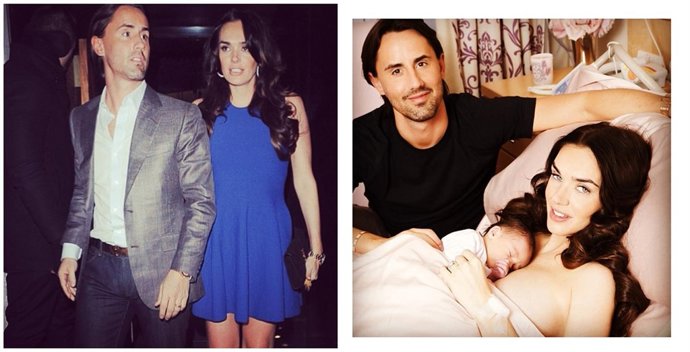 Tamara Ecclestone y Jay Rutland presentan a su hija Sophia
