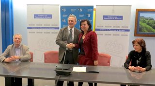 Firma de convenio entre FOA y SabadellHerrero