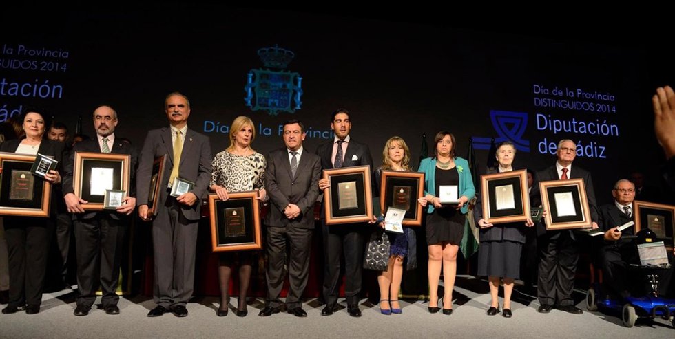Acto de entrega de las Medallas de la Provincia de Cádiz