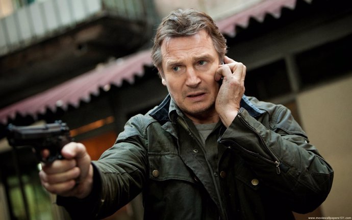 Liam Neeson en  Non-Stop (Sin escalas)