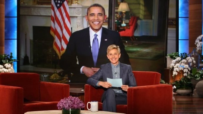 Obama en The Ellen DeGeneres Show