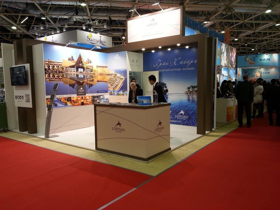 Stand de Lopesan en la MITT Moscú