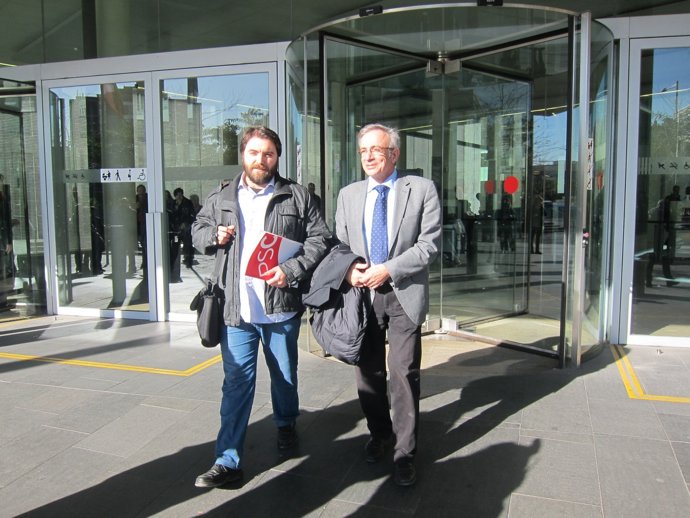 Los diputados del PSC Xavier Sabaté y Ferran Pedret