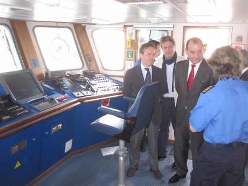 Presentación en Ceuta del buque de operaciones especiales ‘Fulmar’
