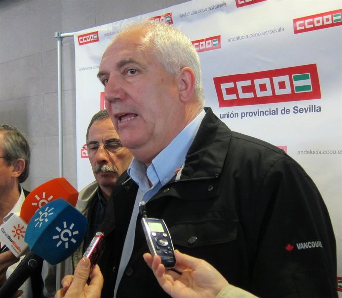 El secretario general de CCOO-A, Francisco Carbonero.