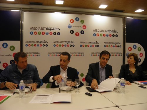 Los responsables de Mediaset prentan la nueva productora 'Supersport'