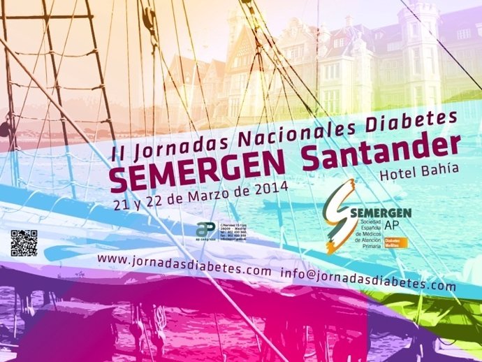 Cartel de las Jornadas Nacionales de Diabetes