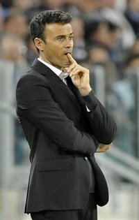 Luis Enrique: "El reto es ganar, el gol 'average' y alejar al Málaga"