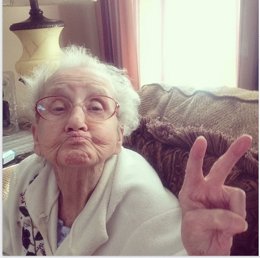 Grandma Betty tiene cerca de 300.000 seguidores en Isntagram