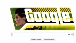 Doodle dedicado a Ayrton Senna