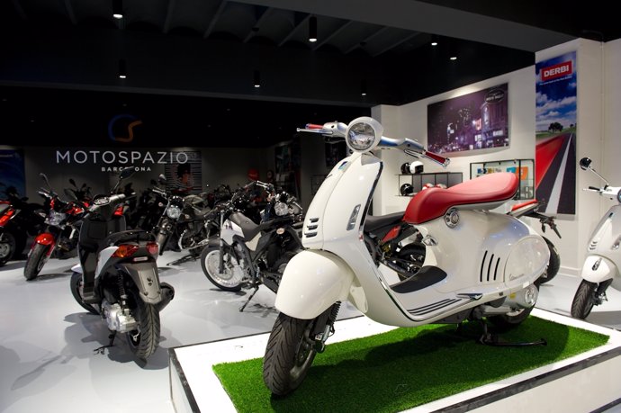 Se venden motocicletas Piaggio, Vespa, Gilera, Aprilia, Derbi y Moto Gucci