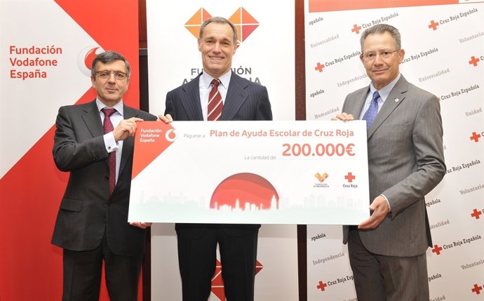 Fundación Vodafone, Fundación Atresmedia y Cruz Roja