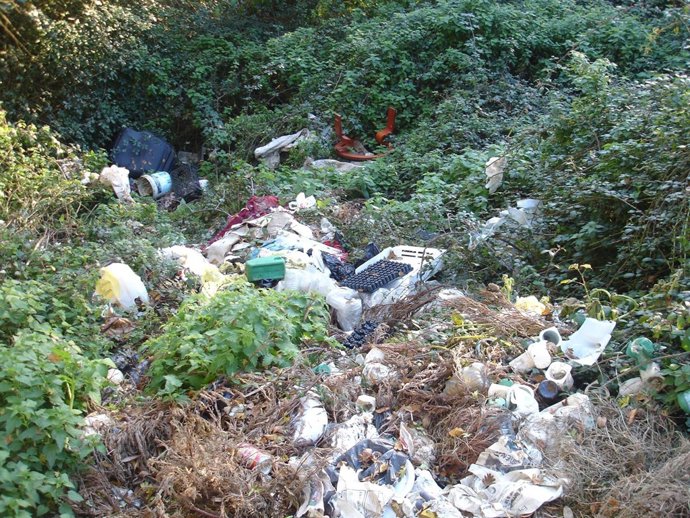 Vertedero en Montecerrao (Oviedo)