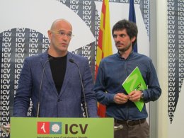 Raül Romeva y Ernest Urtasun, ICV