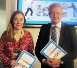 Emilio del Río y Marta Romo, en la presentación