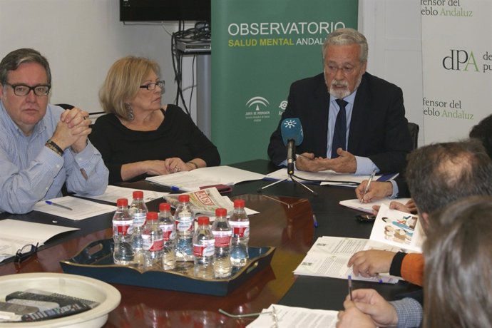 El Defensor del Pueblo Andaluz, Jesús Maeztu, con Observatorio de Salud Mental