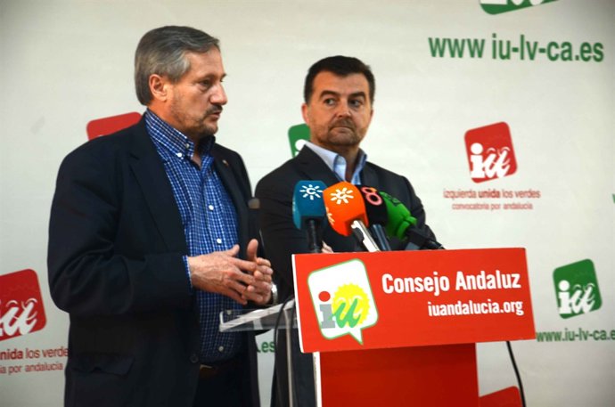 Willy Meyer y Antonio Maíllo, hoy ante los medios