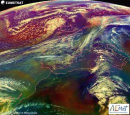 Imagen de radar de la Agencia Estatal de Meteorología 