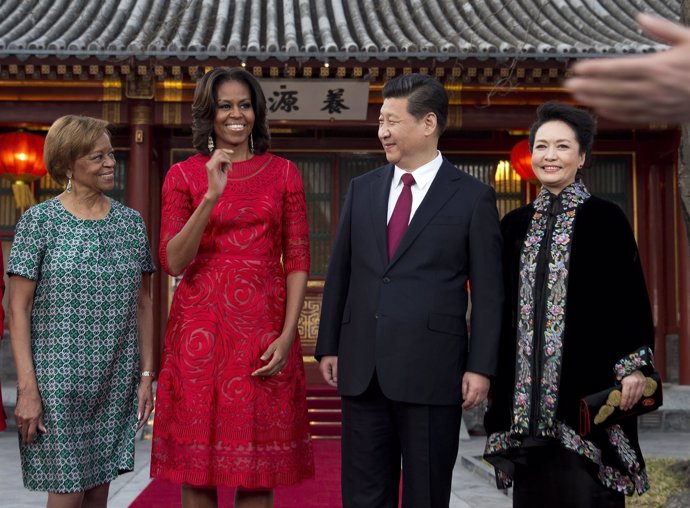 Michelle Obama en su viaje a China