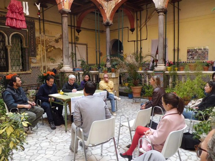Patio del palacio del Pumarejo.