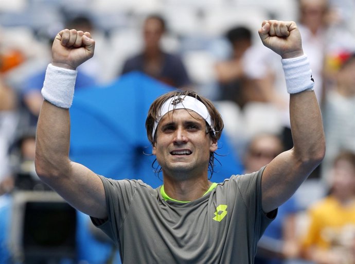 David Ferrer, en el Open de Australia 2014