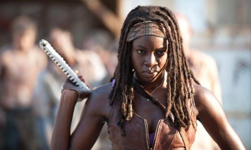 Danai Gurira, Michonne en 'The Walking Dead'.