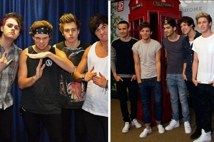 5 Second Of Summer Se Hacen Hueco En El Escenario De One Direction 