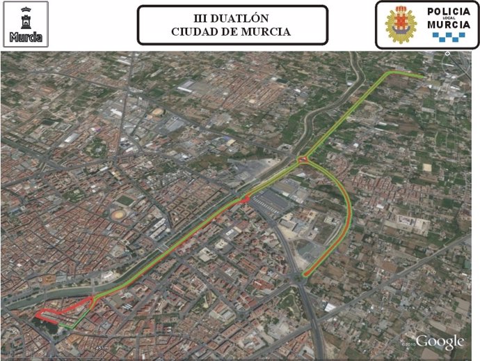 Circuito acotado III Duatlón 'Ciudad de Murcia'