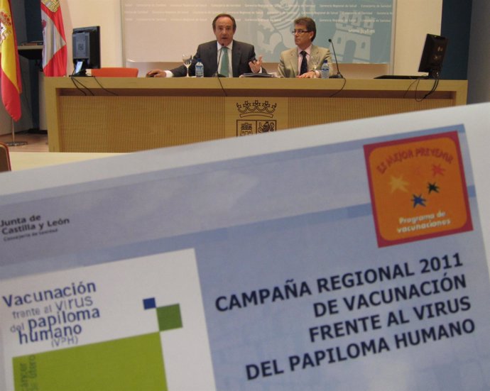 Presentación de la campaña de vacunación frente al papiloma humano. 