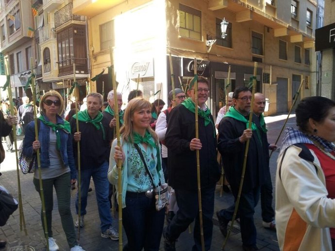 Ximo Puig en la Romeria de les Canyes de Castellón