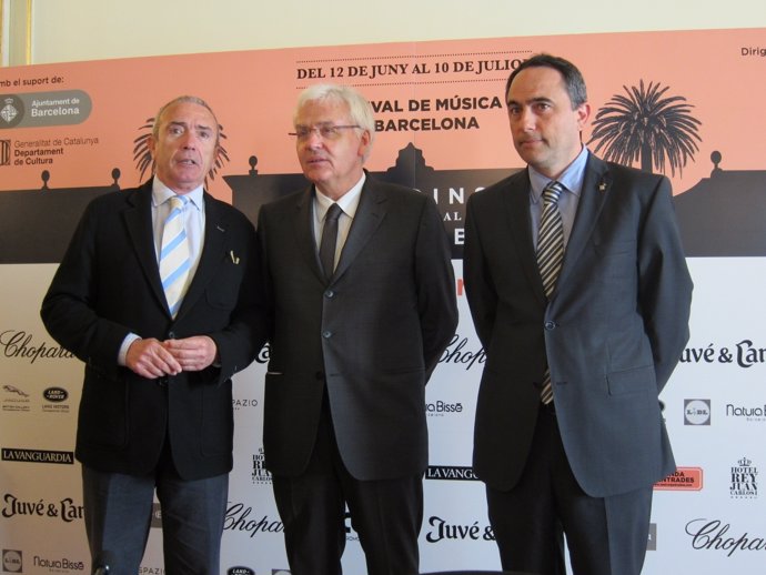 Martin Pérez, Ferran Mascarell y Jaume Ciurana