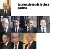 Las reacciones de la clase política a la muerte de Adolfo Suárez