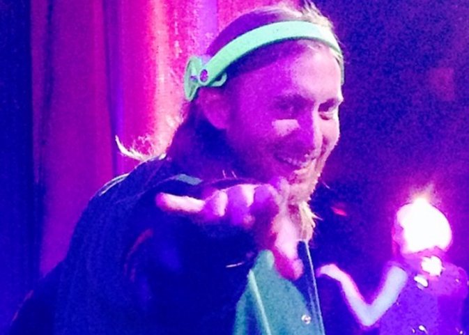 David Guetta en la discoteca XS en la que ha estado con Cathy, su mujer