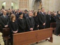Bilbao despide Azkuna en un multitudinario funeral presidido por los Príncipes y el lehendakari