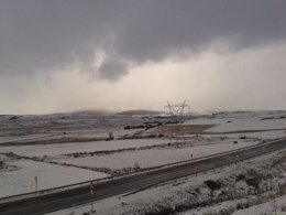 Nieve en Cantabria, nevada, temporal frío