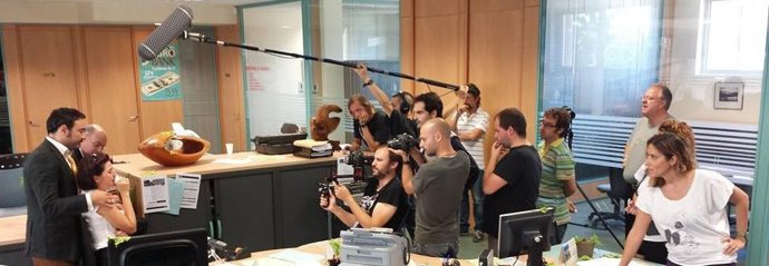 Grabación del cortometraje