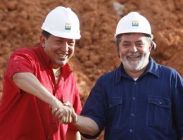Lula da Silva y Hugo Chávez