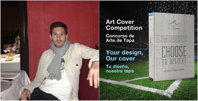 Messi saca a concurso el diseño de la portada de su libro 'Elegí creer'