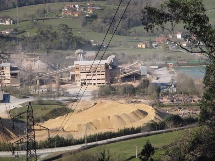 Cantera de Arcelor en el Naranco