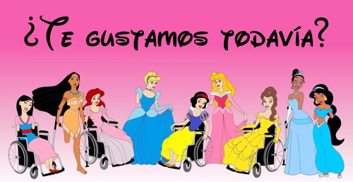 Alexsandro Palombo ilustra a las princesas Disney con discapacidad
