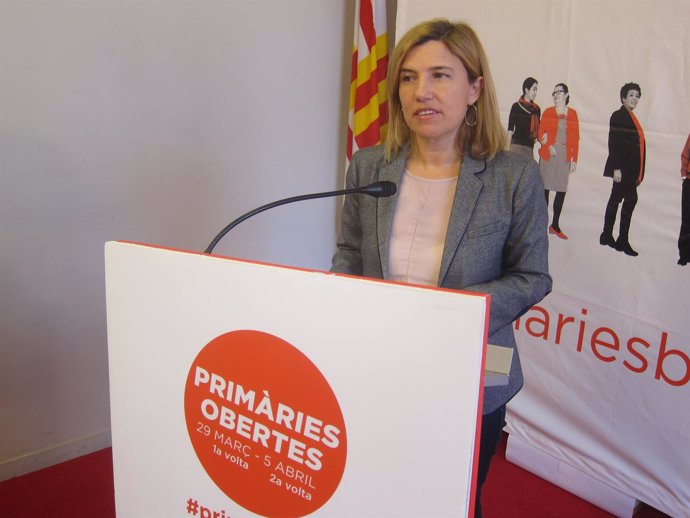 La coordinadora de la Comisión Organizadora de las Primarias, Lourdes Muñoz