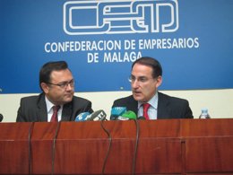 Miguel Angel HEredia PSOE y Javier González de Lara CEA presidente CEM