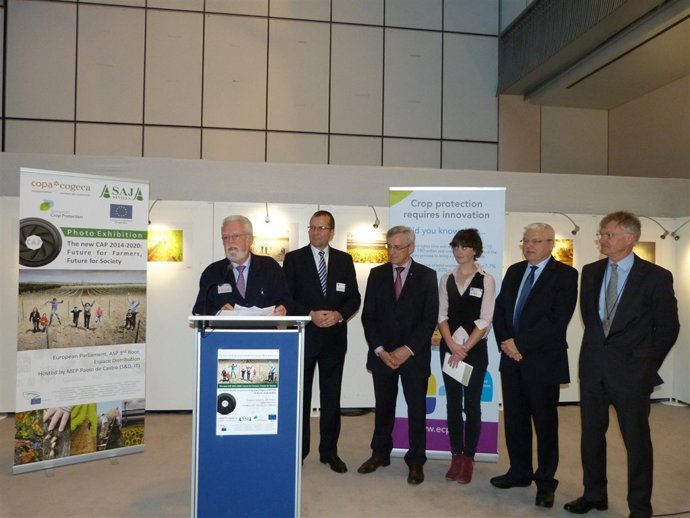 Inauguración de la exposición fotográfica sobre la PAC en el Parlamento Europeo.