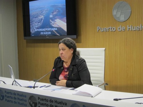 La presidenta de la Autoridad Portuaria de Huelva, Manuela de Paz. 